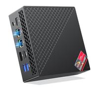 NiPoGi AM06Pro Mini PC Ryzen 7 5700U (hasta 4.3GHz, 8C/16T),16GB DDR4 512GB M.2 SSD Mini Ordenador WIN-11 Pro,WiFi 6/BT 5,Dual LAN,HDMI+DP+Type-C 4K@60Hz Triplo Display,Micro PC para Oficina/Hogar