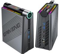 NiPoGi AM08PRO RGB Mini PC Gaming Vertical con 3 Modo ΑΜD Ryzen 7 7735HS(8C/12T, hasta 4,75GHz) Banda Dual 32GB DDR5 512GB SSD Mini Computadora de Escritorio [4K Triple Pantalla/WiFi 6/HDMI+Type-C]