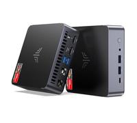 NiPoGi AM21 Mini PC, АMD Ryzen 9 6900HX (8C/16T, hasta 4,9 GHz), 16GB DDR5 512GB M.2 SSD Mini ordenador de sobremesa WiFi 6, АMD Radeon 680M, pantalla cuádruple 4K, 2X HDMI, USB4.0, Dual LAN