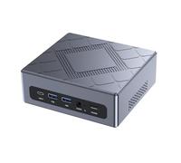 NiPoGi CK10 Mini PC W-11 Pro,Ιntel i5-12600H(hasta 4,5GHz,12C/16T),16GB DDR4 512GB M.2 NVMe PCle3.0 SSD Mini Ordenador,2xHDMI+VGA 4K Triple Display con WiFi 6/BT 5.2,Micro PC para Oficina/Educar