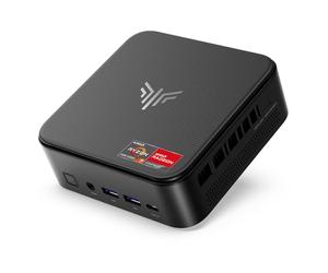 NiPoGi E3B Mini PC, AMD Ryzen 5 7430U 16GB DDR4 512GB SSD Mini Ordenador de Sobremesa, Triple Monitor 4K@60Hz (HDMI 2.0/ USB-C/ DP1.4), WiFi 6/ BT5.2 para Hogar, Oficina y Empresa