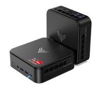 NiPoGi E3B Mini PC, AMD Ryzen 7 5825U (8C/16T, hasta 4,5 GHz) 32GB DDR4 Dual Channel 1TB SSD Mini Ordenador | Gráficos Radeon | WiFi 6 BT5.2 | HDMI + DP+ Type-C 4K | para Gaming/Oficina/HTPC