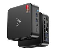 NiPoGi E3B Mini PC, AMD Ryzen 7 5700U(hasta 4.3GHz, 8C/16T), 32GB RAM 1024GB(1TB) NVMe SSD Mini Ordenador de Sobremesa para Oficina,Cine en casa,Empresas【DP+HDMI+Type-C/WiFi 6/BT 5.2】