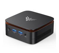 NiPoGi Essenx E1 Mini PC AMD 3150U W-11 Pro(hasta 3,3GHz), 8GB DDR4 256GB SSD Mini Ordenadores, 4K@60Hz Dual Pantalla HDMI +DP, Wi-Fi 5/BT 4.2/LAN/15W, Micro PC para Escuela/Negocios/Hogar