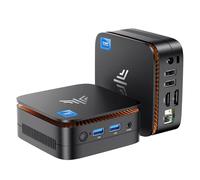 NiPoGi Mini PC E1 Twin Lake N150 (Βeat N100,3,6 GHz) 16 GB RAM/1TB M.2 SSD W-11 Pro, HDMI 2.0+DP 1.4 Mini Ordenador de Sobremesa WiFi 5, BT4.2/RJ45, 4K @60HZ UHD Dual Display para Oficina
