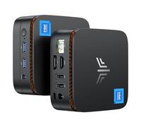 NiPoGi Essenx E1 Mini PC Twin Lake N150 (Βeat N100,3,6 GHz) 8 GB RAM/256GB M.2 SSD W-11 Pro, HDMI 2.0+DP 1.4 Mini Ordenador de Sobremesa WiFi 5, BT4.2/RJ45,4K @60HZ UHD Dual Display para Oficina