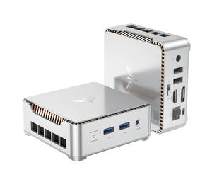 NiPoGi Essenx E2 Mini PC W-11 Pro,Ιntel Alder Lake-Ν95 (Fino a 3,4 GHz,),16GB DDR4 512GB M.2 SSD Mini Computer 4K@60Hz Dual Display,HDMI 2.0, DP, WiFi,BT, Micro PC per Scuola/Ufficio/Affari