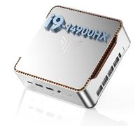 NiPoGi Hyper H2 Mini PC,Ιntel Core i9-14900HX(Vencer i7-12700H/i9-13900HK,24C/32T,hasta 5,80GHz),32GB DDR4 1TB NVMe SSD Mini Ordenador W-11 Pro,4K Triple Display HDMI/DP/Type C/WiFi 6E para Negocio