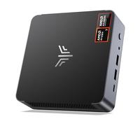 NiPoGi AM21 Mini PC АMD Ryzen 7 8745HS (8C/16T,hasta 4,9 GHz), 32GB DDR5 5600MHz 1TB M.2 NVME SSD Mini Ordenador -11 Pro, АMD Radeon 780M, 4K Quad-Screen-Display, 2X HDMI, DP, WiFi 6.