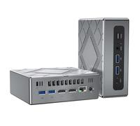 NiPoGi Mini PC Intel Core i7-11390H (hasta 5,0 GHz) Mini Tower PC Windows 11 Pro, 16 GB 512 GB Mini Computadoras de Escritorio 4K UHD, WiFi6, Tipo C, BT5.2, para Negocios Cine en Casa Oficina