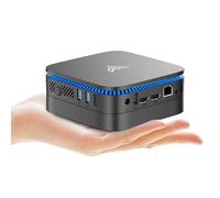 NiPoGi Mini PC Ιntel 12TH Alder Lake-N95 (hasta 3.4GHz,15W), 8GB DDR4 256GB M.2 SSD, AK1 Plus Mini Ordenadores de Sobremesa, 2xHDMI, 4K@60HZ, BT4.2, RJ45-LAN, Mini Computadora para Negocios/Escuela