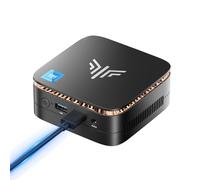 NiPoGi Mini PC Ιntel Alder Lake-N97 (hasta 3.6GHz) 16GB DDR4 512GB SSD, E1 Mini Ordenador/Gigabit Ethernet/2.4+5G WiFi/BT4.2/HDMI 2.0+DP 1.4 Doble Pantalla 4K@60Hz UHD PC de Sobremesa para Oficina