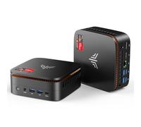 NiPoGi Pinova P1 Mini PC AMD Ryzen R2544 W-11 Pro(Defeat 3500U/i3-10110U/R2514,hasta 3,7GHz),16GB DDR4 512GB SSD Mini Ordenadore,4K@60Hz Triple Display HDMI+Type-C+DP,Wi-Fi5/LAN para Escuela/Negocios