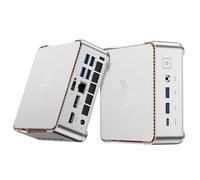 NiPoGi Pinova P2 Mini PC AMD Ryzen R2544 W-11(4C/ 8T,hasta 3,7GHz),16GB DDR4 512GB SSD Mini Ordenadores,4K@60Hz Triple Display HDMI 2.0+Type-C+DP con Radeon Vega 8 Grafik, para Escuela/Negocios