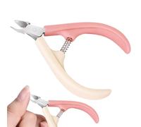 Nippers de cutícula de acero inoxidable, cortadoras de cortadores de cutículas Clippers | Diseño ergonómico de las cotras portátiles | Herramientas de cómodas de larga duración de las uñas de los pies