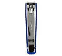 nippes Solingen, Cortaúñas para los pies (8 cm, 1 unidad), color azul | Hoja de acero inoxidable para uñas firmes y fuertes, corte preciso, diseño ergonómico, tamaño compacto, color azul