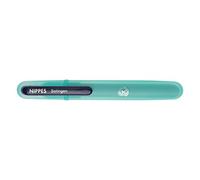 nippes Solingen Lima de uñas de cerámica verde, 14 cm de largo, lima de uñas de cerámica granulada, para un acabado suave y perfecto en el cuidado de las uñas, fabricado en Alemania