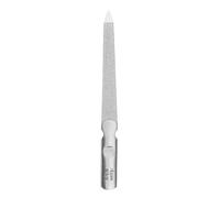 nippes Solingen Lima de uñas de zafiro de acero para muelles | 13 cm | Mango de acero inoxidable | Limas suaves de uñas | Limas de uñas artificiales | Prevención de roturas y puntas abiertas