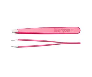 nippes Solingen Pinzas con punta oblicua, acero inoxidable, 9,5 cm de longitud, para depilación precisa