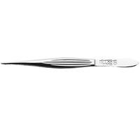 nippes Solingen Pinzas en punta estrecha | acero inoxidable para muelles | 9 cm | plata | pinzas para depilar cejas | pinzas puntiagudas | para depilación precisa | fabricado en Alemania