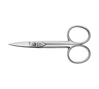 nippes Solingen Tijeras de uñas profesionales de acero endurecido | 9 cm | Tijeras con pajita | Complemento para cualquier kit de pedicura y manicura | Calidad de Solingen