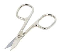 nippes Solingen, Tijeras para uñas y cutículas, de acero niquelado, 9 cm de longitud, extra finas, color plateado