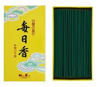 Nippon Kodo, Incienso Japonés Mainichiko, Incienso de Sándalo Fresco, Caja Grande de Incienso 150g.