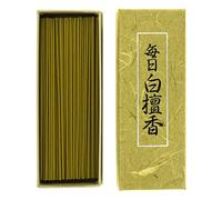 Nippon Kodo Incienso Mainichi Byakudan, Sándalo Blanco, 150 Barritas- Incienso Japonés