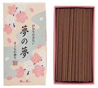 nippon kodo | Incienso Yume no Yume, Varillas de Incienso Natural Japonés, Fragancia de Flores de Cerezo, Aproximadamente 200 Piezas