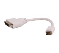 Nippon Labs AD-MDVIM-HDMIF - Adaptador Mini DVI Macho a HDMI Hembra, 8.5 Pulgadas, Color Blanco