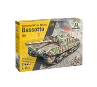 Níquel-mate M43 De 105/25 Salchicha Tank 1 :3 5 Plástico Model Kit 6751 Italeri