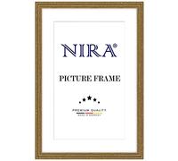 NiRa HD089 - Marco de fotos de madera maciza, 48 x 68 cm, color y tamaño a elegir, marco para pósteres, puzles, collage de fotos