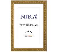 NiRa HD096 Marco de fotos de madera maciza, estilo vintage, retro, 17 x 22 cm, color y tamaño a elegir, marco para pósteres, puzles, collage de fotos