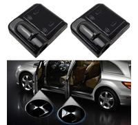 NIRBO 2 Piezas de luz de Emblema de Bienvenida para Puerta de Coche, Luces con Logotipo del proyector, para Citroen DS DS4 DS5 DS6 DS7 DS3, Accesorios de luz LED de decoración