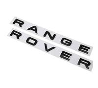 NIRBO Emblema de la Cubierta del capó del capó del Coche de la Letra 3D, Letras Autoadhesivas del Coche Cabeza Delantera cromada, para Land Rover Range Rover Velar Sport Discovery 2 3 4 Defender
