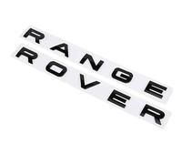 NIRBO Emblema de la Cubierta del capó del capó del Coche de la Letra 3D, Letras Autoadhesivas del Coche Cabeza Delantera cromada, para Land Rover Range Rover Velar Sport Discovery 2 3 4 Defender
