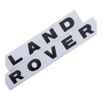 NIRBO Emblema de la Cubierta del capó del capó del Coche de la Letra 3D, Letras Autoadhesivas del Coche Cabeza Delantera cromada, para Land Rover Range Rover Velar Sport Discovery 2 3 4 Defender
