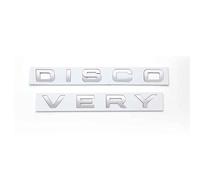 NIRBO Emblema de la Cubierta del capó del capó del Coche de la Letra 3D, Letras Autoadhesivas del Coche Cabeza Delantera cromada, para Land Rover Range Rover Velar Sport Discovery 2 3 4 Defender