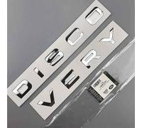 NIRBO Emblema de la Cubierta del capó del capó del Coche de la Letra 3D, Letras Autoadhesivas del Coche Cabeza Delantera cromada, para Land Rover Range Rover Velar Sport Discovery 2 3 4 Defender