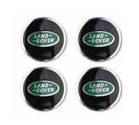 NIRBO Juego tapacubos cromados de 62 mm para Centro Rueda Coche, 4 Piezas para Land Rover SV Freelander Discovery Defender Range Rover Evoque Sport, Pegatina para neumáticos, embellecedor de Insignia