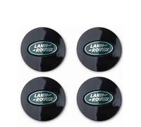 NIRBO Juego tapacubos cromados de 62 mm para Centro Rueda Coche, 4 Piezas para Land Rover SV Freelander Discovery Defender Range Rover Evoque Sport, Pegatina para neumáticos, embellecedor de Insignia