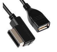 NIRJIK AMI MDI Music Interface Adapter, USB Mini Adapter Kable für A1 A3 A4L A5 A6L A8L Q5 Q7 TT S5, Adapters USB Audio Anschluss Plug y Play für einfache Musikübertragung
