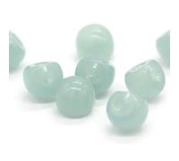 NIRNHYRUR Botones de Perla Botones de Perla, 20 Unidades, 10/12 mm, caña Invisible, for Coser Camisas Infantiles, Decoraciones Hechas a Mano(Green,12mm 20pcs)