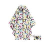 NIRNHYRUR Chubasquero for Mujer Chubasquero Impermeable for Mujer Capa Poncho de Lluvia Impermeable con Capucha for Senderismo Escalada y Turismo