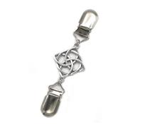 NIRNHYRUR Clips for suéter, 10 Uds., Clip for cárdigan Vintage, Broche Creativo for Chal, broches, suéter, Blusa, Pin, Accesorios de Costura de Moda multifuncionales(Style 6)