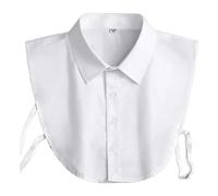 NIRNHYRUR Collar 4 Piezas Collar Universal for Hombres y Mujeres Ropa Formal Profesional Tela Comodidad for Todas Las Estaciones(Colorc)