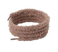 NIRNHYRUR Cordones mullidos 10 Pares de Cordones mullidos de Invierno Cordones de Piel Redondos Gruesos for Botas de Nieve for Zapatos Casuales(Brown,120cm)