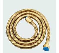 NIRNHYRUR Manguera de Ducha Shower Hose Replacement, 12mm Bore Multicolor Multiple Sizes(Golden,1.5M)