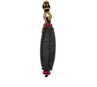 NIRNHYRUR Pulsera Brunei Black Agarwood [Cuenta de Nueve Ojos] Colgante Madera agar, Colgante Coche, Cuentas oración