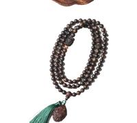 NIRNHYRUR Pulsera Colgante Colgante de Coche Dulce y Miel Grado hundimiento Madera agar Blanca Vietnam Nha Trang(6mm)